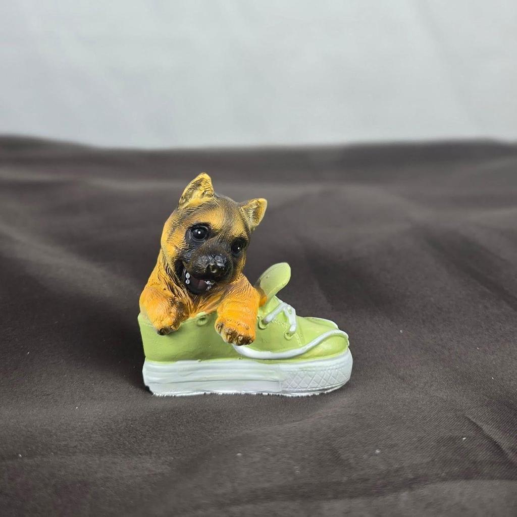 1 Set (2 Pieces) Dog Miniature Figurines | Decorative Showpiece | Gift for Him/Her, Mother's Day, Home, Bedroom
