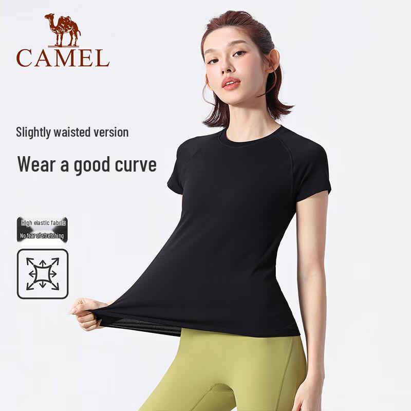 CAMEL Quick-Dry Women s Sports T-Shirt XL
