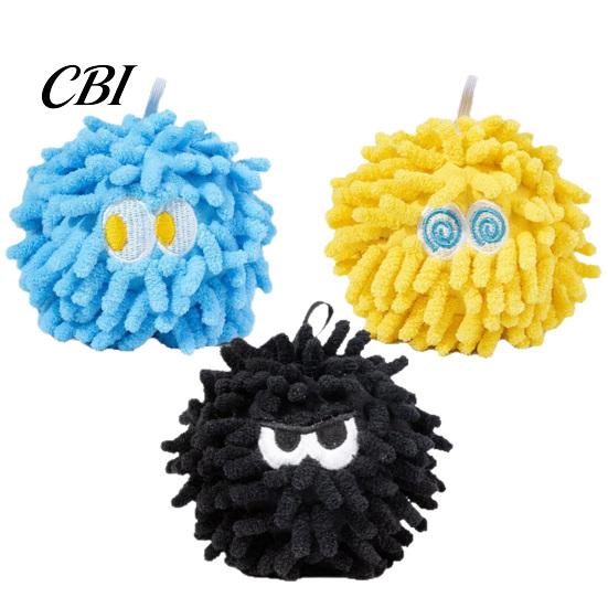 Small Dog Toys Squeaky Mop Ball Toy, Plush Chew Toy for Teeth Cleaning, Pet Dental Self-Play Boredom Relief Interactive Medium Dogs Durable