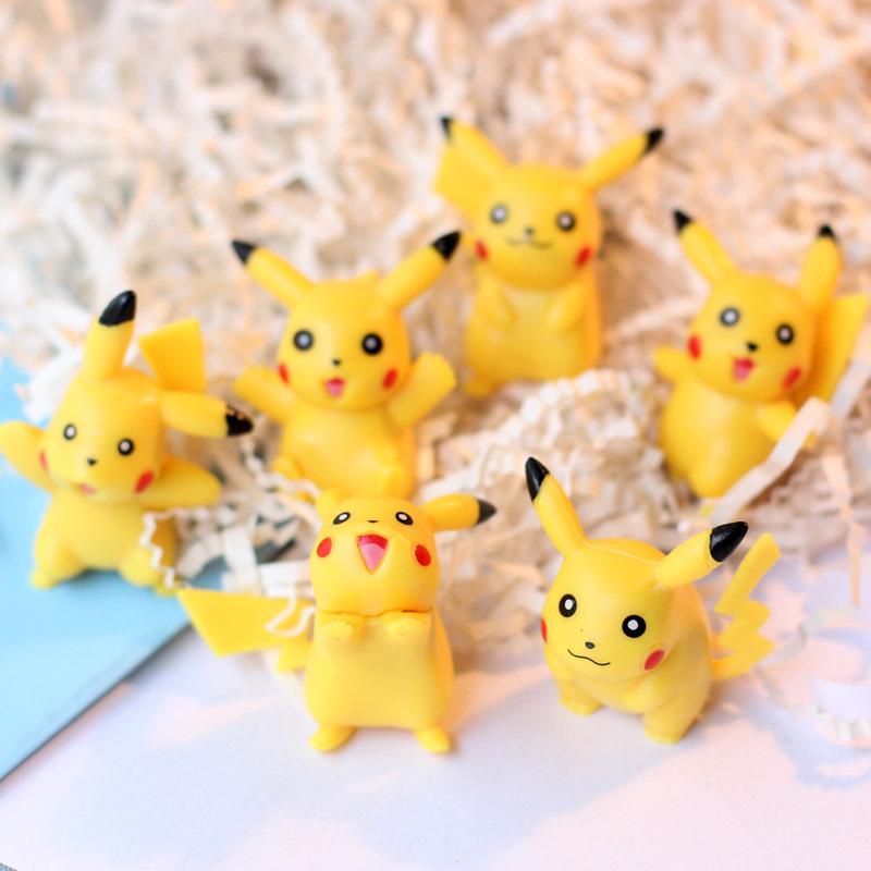 18pcs/set Pokemon Pikachu Action Figure Animation Cute Doll Collection PVC Model Toys
