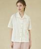Wioi Dasiy Cotton Collar Shirt_Cream