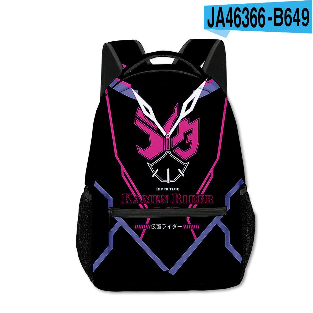 Fashion Novelty Cool Kamen Rider student Bookbag Notebook Backpacks 3D Print Oxford Waterproof Boys/Girls Travel Backpacks