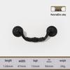 Antique Blue-Red Bronze European Classic Kitchen Cabinet Ring Pull Handle