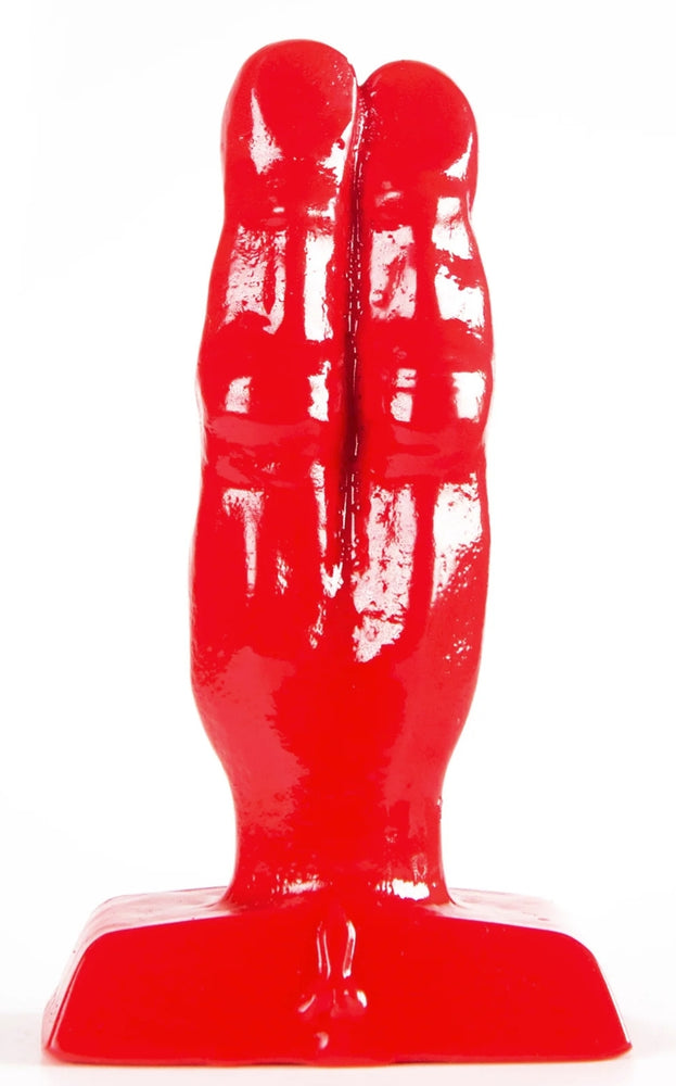 Plug Zizi Double Finger Fuck 10 X 4 Cm Red - Zizi XXX - Double Dildos