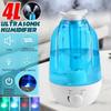 4L Ultraschall Cool Mist Luftbefeuchter Öl Aroma Diffusor LED Licht Home Office Zimmer Nebel Maker Purifier