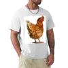 Red Hen Tshirt Large Size Basic Casual Tshirt