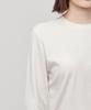 MUSINSA STANDARD WOMAN Women'S Crew Neck Crop Long Sleeve T-Shirt [Cream]