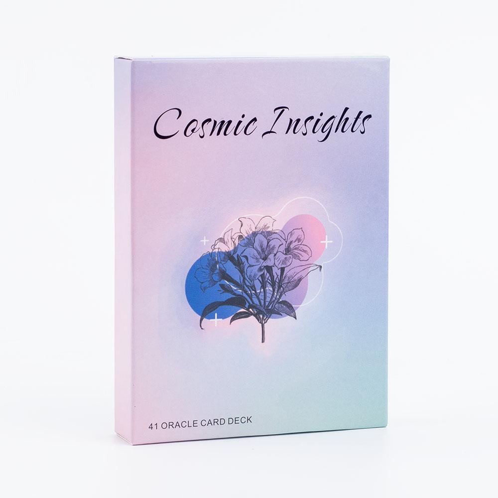 Cosmic Insights Tarot Deck 41 Oracle Cards English Version Deck Divination Party Toy Entertainment Wiccan Supplies