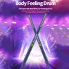 Air Drum with Drumsticks Sets Portable Electronic Virtual Air Drum Drumsticks Professional for Beginners New Children Adults