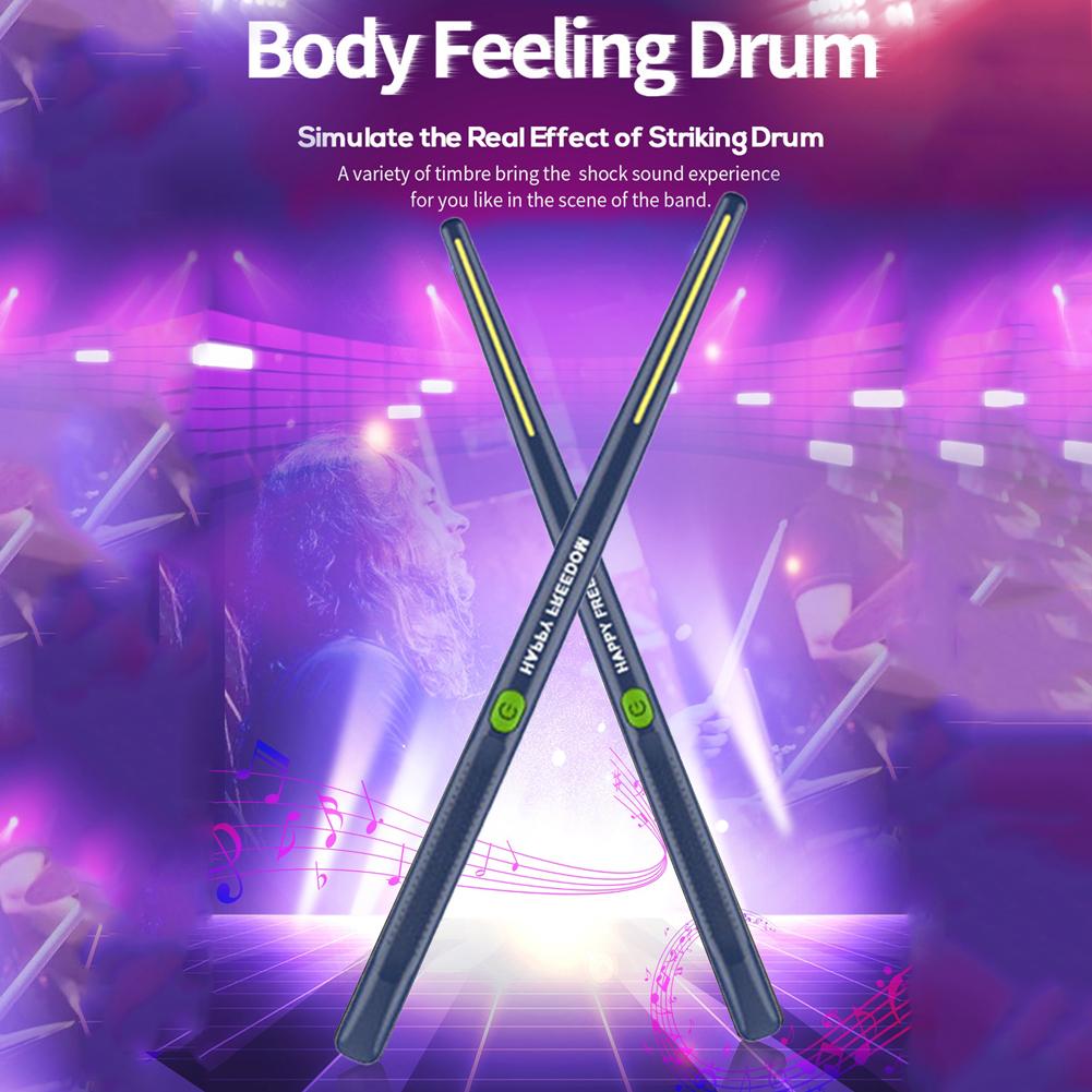 Air Drum with Drumsticks Sets Portable Electronic Virtual Air Drum Drumsticks Professional for Beginners New Children Adults