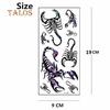 Men Fashion Cool Funny 3D Scorpion King Temporary Waterproof Tattoo Sticker Temporary Tattoos