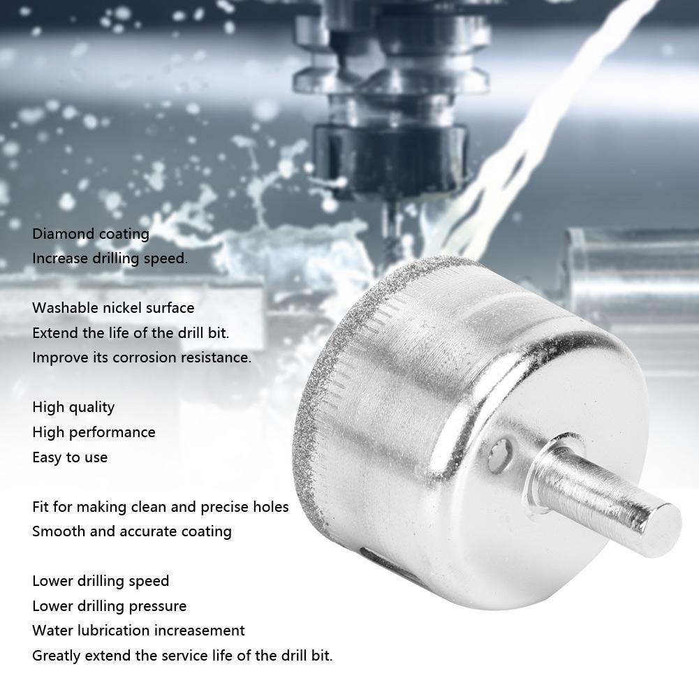 10PCs Diamond Hole Saw Bit Set Washable Hand Tools Durable Industrial Parts 8 50MM