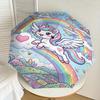 1PC Unicorn Rainbow Umbrella-8-Rib Reinforced Portable Folding Travel Suitable for All Seasons Outdoor Daily Use-Z0494