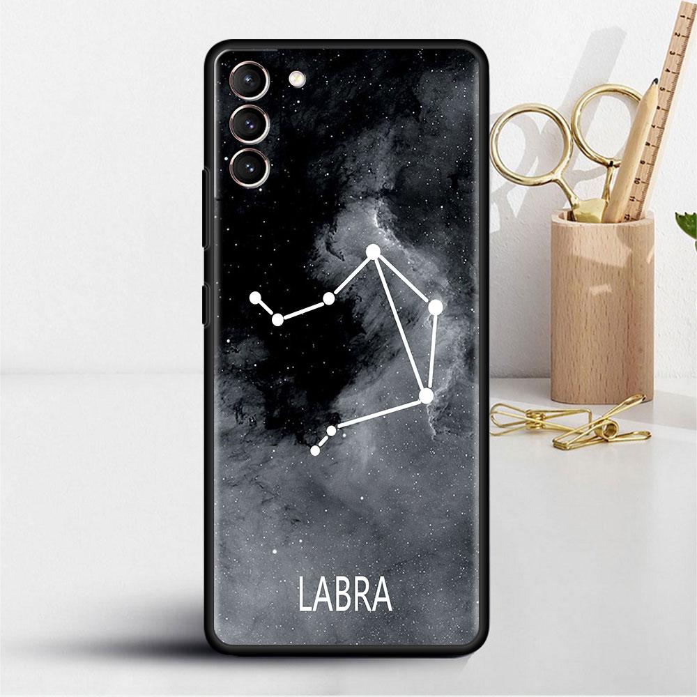 Etui na Samsung Galaxy S20 S22 Ultra S21 FE S10 S9 Plus Note 20 10 Lite 9 Miękkie etui na telefon Muszla Dwanaście Konstelacji