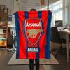 Arsena Team Logo Print FlAannel Blanket, High Quality Comfortable for All Seasons, Home Decor, Warmth and Comfort
