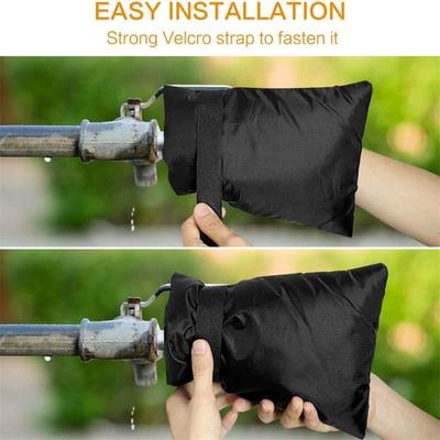New 210D Oxford Faucet Cover Black General Anti-freeze Cover Faucet Freeze Protection Winter