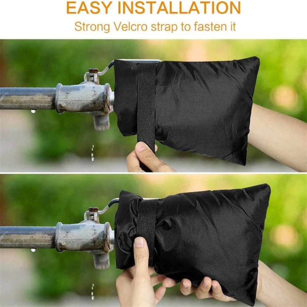 Black Faucet Cover General Faucet Insulation Cover New Faucet Protector Cover  Winter
