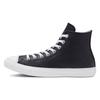 Chuck Taylor All Star Seasonal Colour Leather Comfortable High-Top Canvas Shoes Unisex Black & White