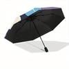1pc Cat Flower Automatic Open/close Folding Umbrella, Compact Portable Travel Umbrella,Durable Construction yy250814173
