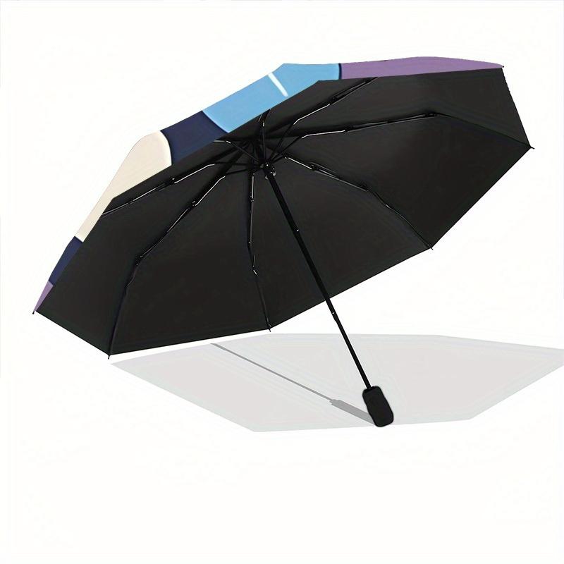 1pc Cat Flower Automatic Open/close Folding Umbrella, Compact Portable Travel Umbrella,Durable Construction yy250814173