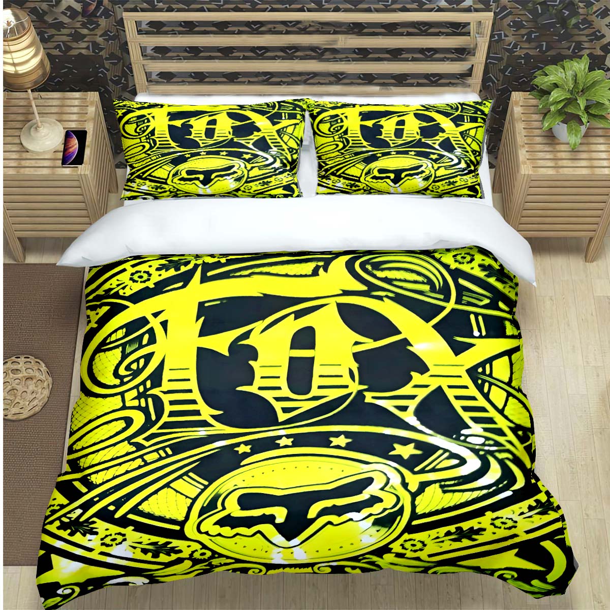 

Cartoon Role Print Bedding Sets Bed Supplies Set Comforter Set Teens Girls Cartoon F-Fox Twin Single Kid Luxury Gift EU Single(135*200cm)3pcs