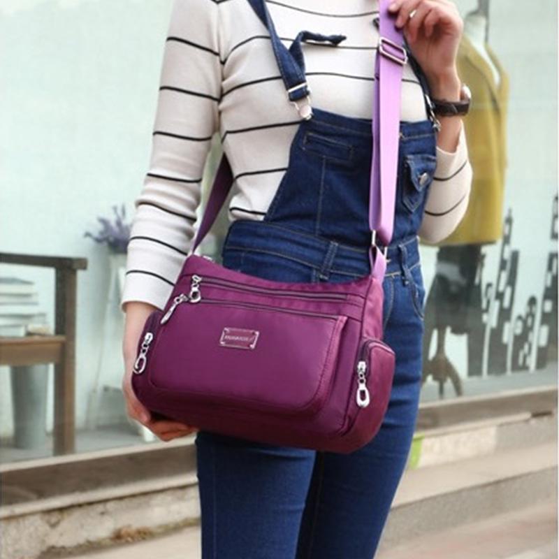 Borsa Tote In Tela Nera Grande Capacità 23x15x22cm – Con Scomparti, Manico 12cm, Per Lavoro, Shopping E Viaggi