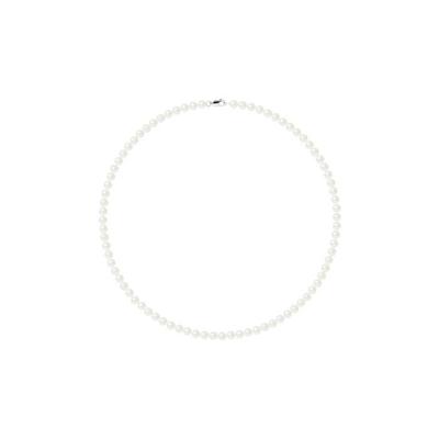 Necklace - Pearls & Colors - AAA+ Freshwater Cultured Pearl - Natural White - 42 Cm - 925 Sterling Silver