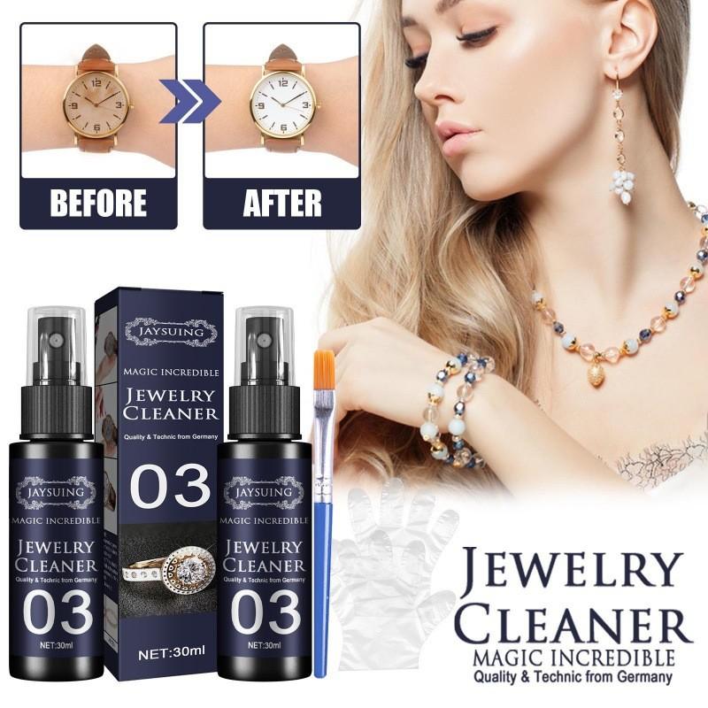 Jaysuing Jewelry Cleaning Solution For Watches And Rings With Rust Removal And Shine Enhancer 30ml