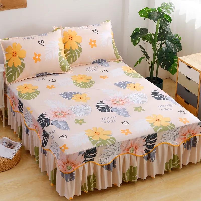 

Корейский модный чехол для кровати с принтом, двуспальный матрас, пылезащитный чехол Simmons, защитный чехол 120x200cm