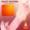 Double Tongue Cunnilingus Vibrator Telescopic Rotating Dildo Heating Vagina Clitoris Stimulate Vibrator Adult Sex Toys for Women