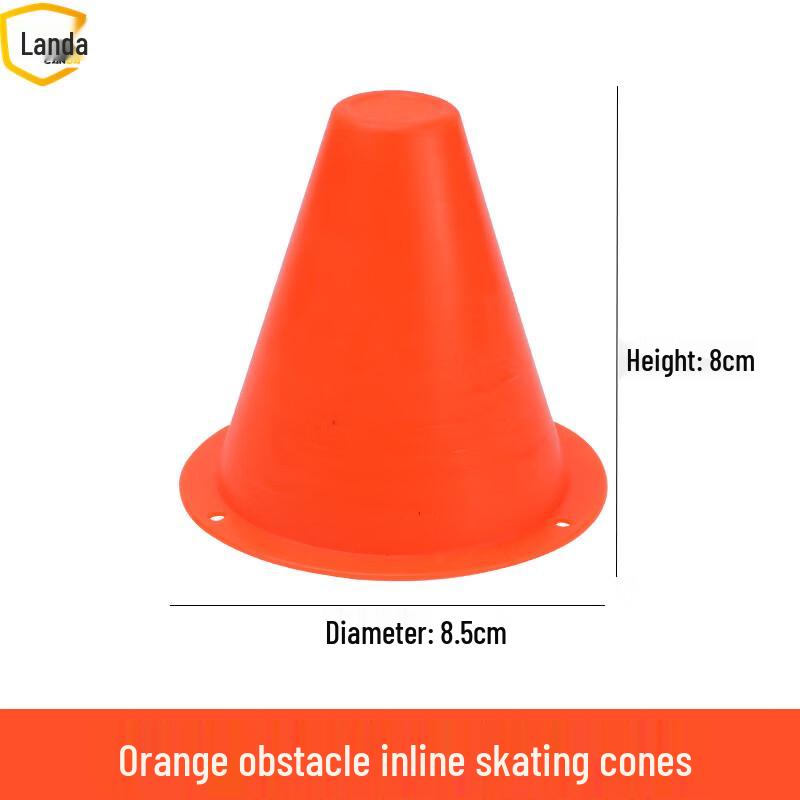 

Landa Flat-Head Roller Skating Cones (50-Pack)
