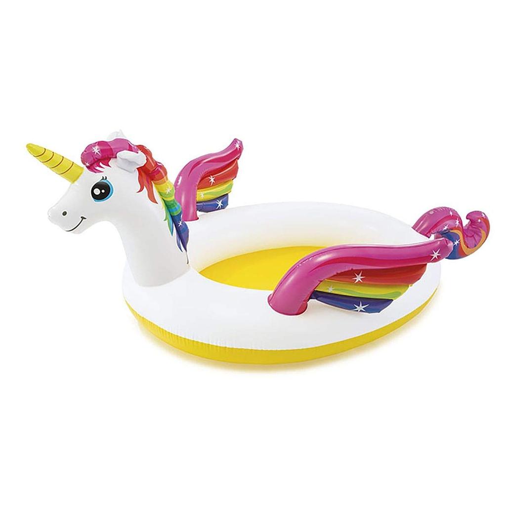 INTEX Mystic Unicorn Spray Pool, 272 x 193 x 104 cm, 57441 [Official Japanese Product]