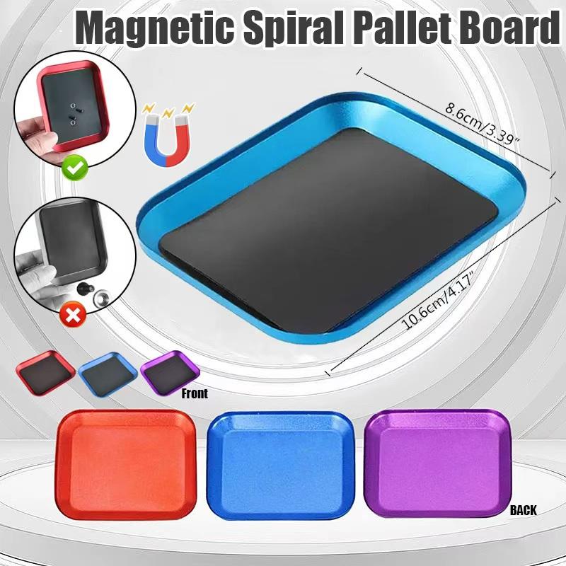 Aluminum Alloy Magnetic Screw Tray RC Model Repair Tool Plate for Airplane Car Boat Crawler Axial SCX10 D90 D110 Workshop