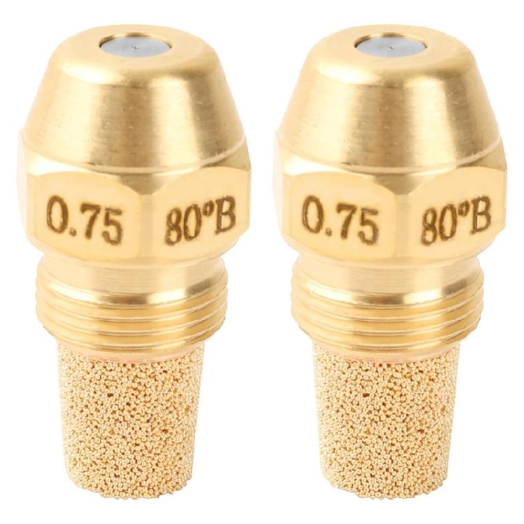 Oil Burning Nozzle Oil Burning Nozzle 0.65/0.75/0.85 80 Degree Replacement Sprayer Metal Oil Burning Nozzle