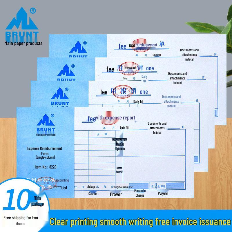 General Expense Reimbursement & Accounting Voucher Form - Financial Office Supplies
