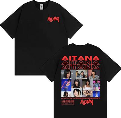Singer Aitana Album Tour Merch T Shirt Fashion Aesthetic Short Sleeve Tshirts Men Cotton Casual Tshirt Streetwear