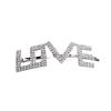 Exaggerated Rhinestone Letter Hair Clip - Simple, Fashionable, Versatile Style