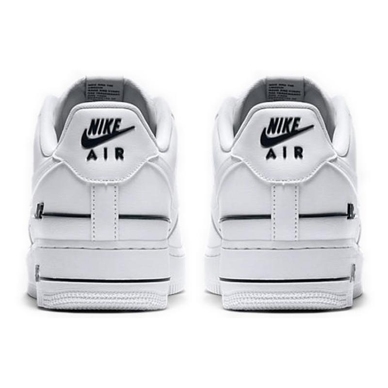 Nike Air Force 1 Low Double Air Low White Black Sneakers CJ1379-100