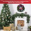 Christmas Wreath Ornaments Interesting Window Door DIY Scene Layout Simulation Pine Hanging Decoration Holiday Pendant Prop