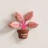 4Pcs Leaf Shape Food Sealing Clips Magnetic Refrigerator Bag Clips Multi-Function Decorative Chips Clip Set for Potato Chips Coffee