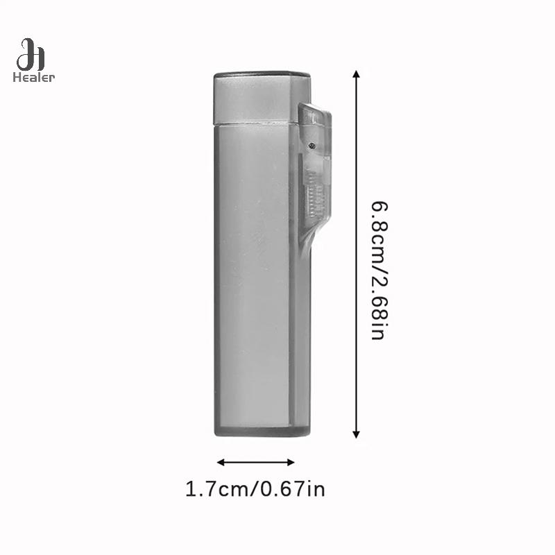 Portable Toothpick Holder Transparent Plastic Toothpick Box Cigarette Holder Storage Case Needle Case Outdoor Travel