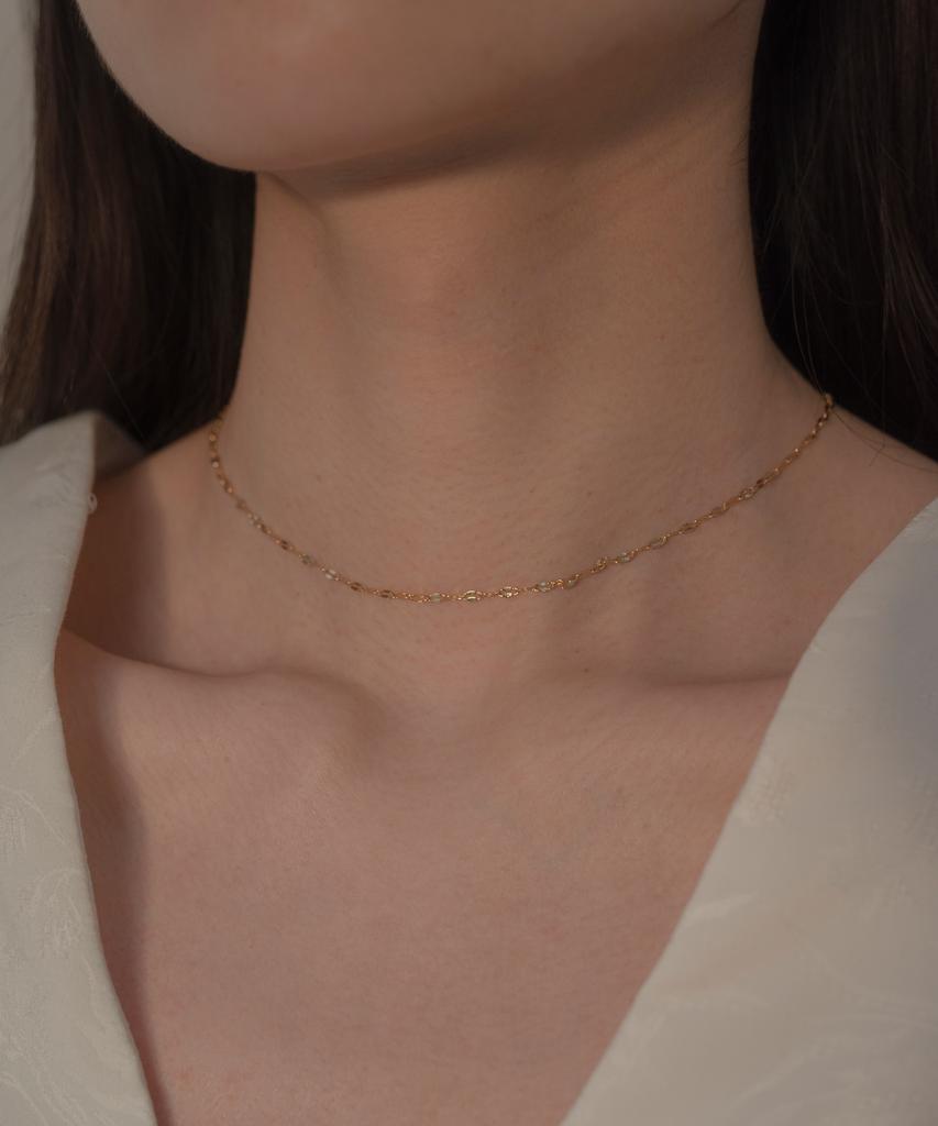 Novice Tokyo Petal Chain Necklace [Stainless] / Gold