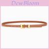 Leather Womens Belt For Coat And Skirt Stylish Black Slim Waistband For Fashionable Looks