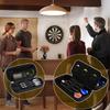 Mocamoro Darts Case for Darts EVA Shockproof Carrying Case for 3 Darts Gray 3-16