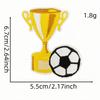 Colorful Cartoon Football Embroidery Iron-on Patch Badge for Clothing