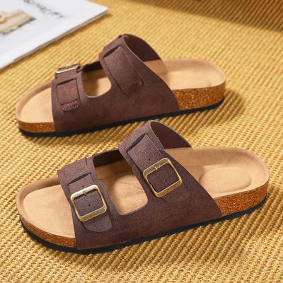 Chaussons d'été pour hommes Boken Taille Large Port Extérieur Couples Intérieur Semelle Douce Salle de Bain Antidérapant Super Sandales Chaussons Tendance