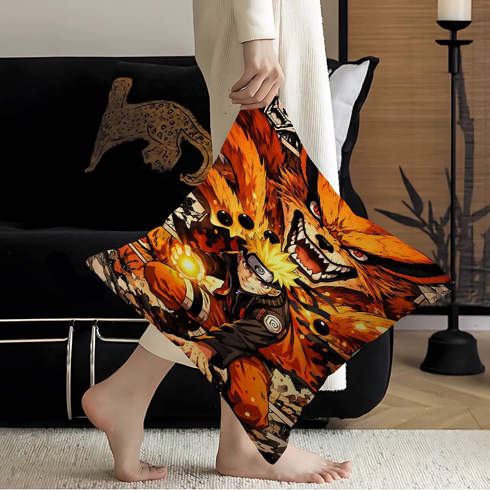 Japanese N-Naruto Anime Personalized Pillow Dust Cover Bedroom Kids Party Decoration Pillowcase Birthday Children Gift