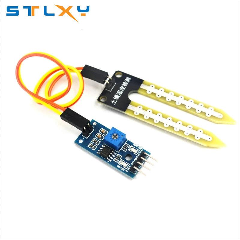 Javino Soil Moisture Meter Detection Module For Arduino Development Board DIY Robot Smart Car Soil Moisture Sensor