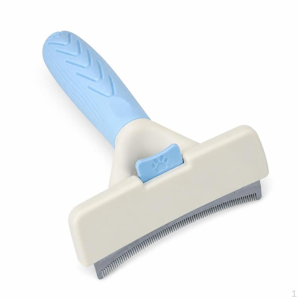 Pet Grooming Comb for Cats and Dogs, DualUse Deshedding Brush Short Long Hair, Removes Loose