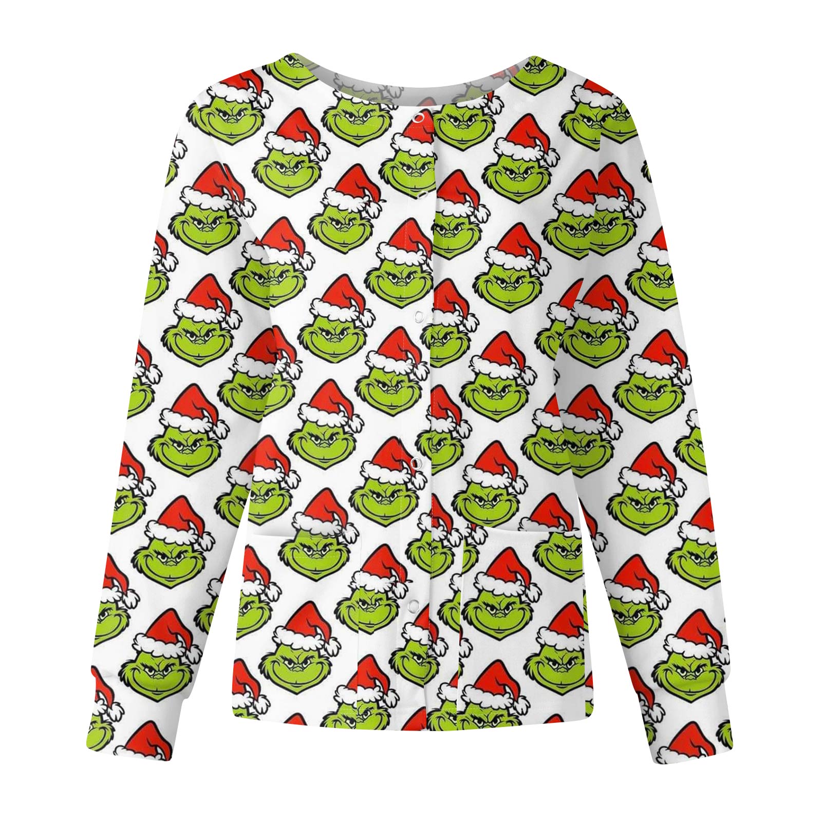 

Женская повседневная модная куртка с длинными рукавами и на одной пуговице с рождественским принтом XXXXL